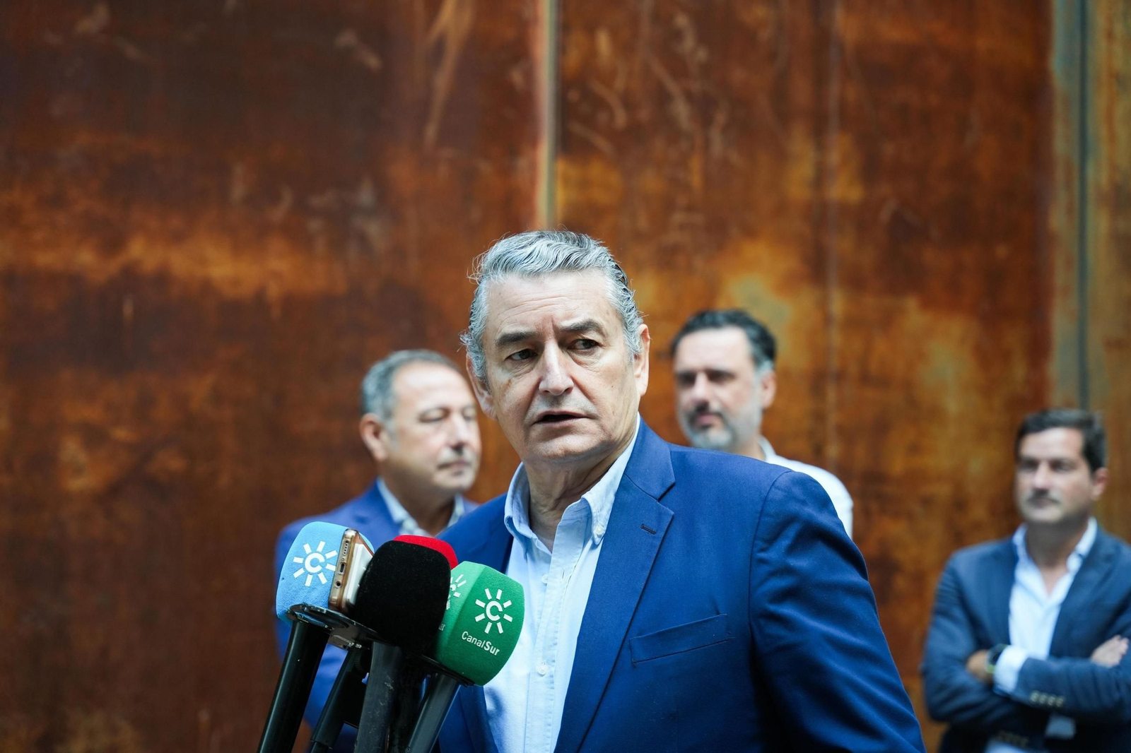 Antonio Sanz, este martes en Sevilla.