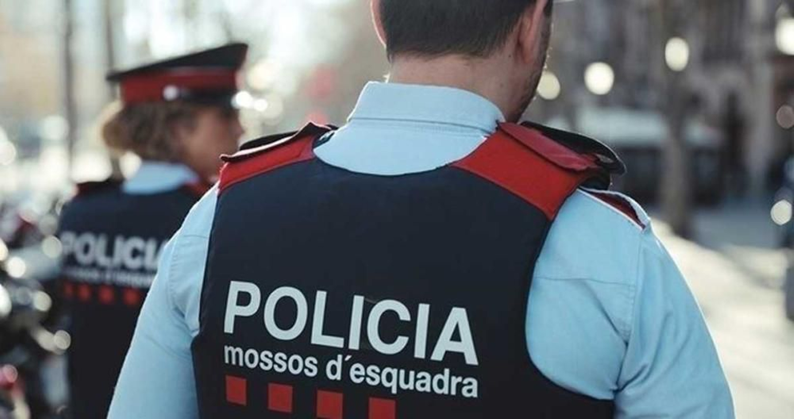 Varios agentes de los Mossos d'Esquadra.