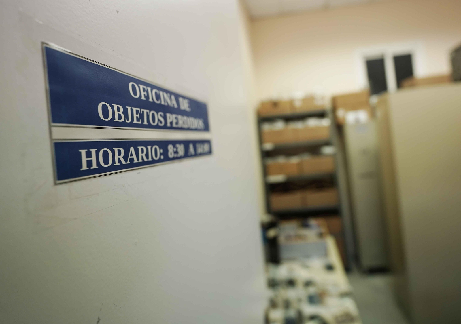 Oficina de Objetos Perdidos de la Policía Local.