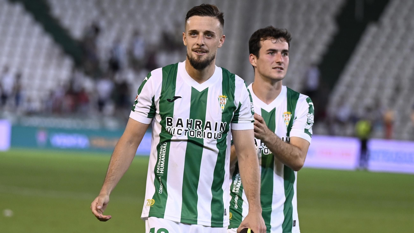 Genaro y Magunazelaia, dos de los jugadores que abandonan el Córdoba CF.