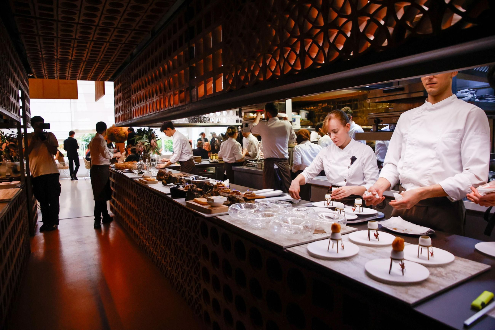 Cocina de un restaurante.