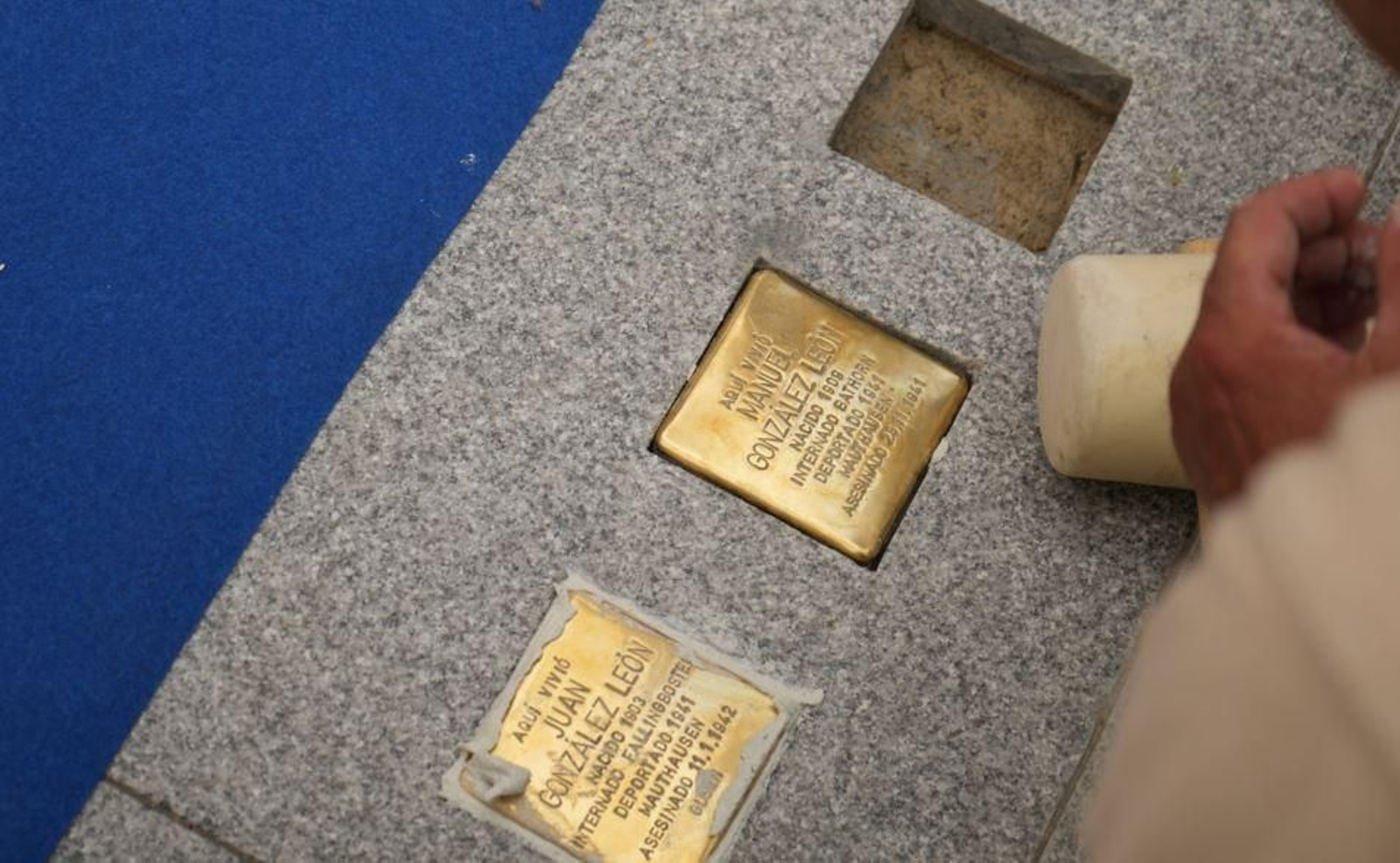 Piedras de la memoria en Montilla.